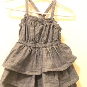 Cherokee ruffled infant dress.